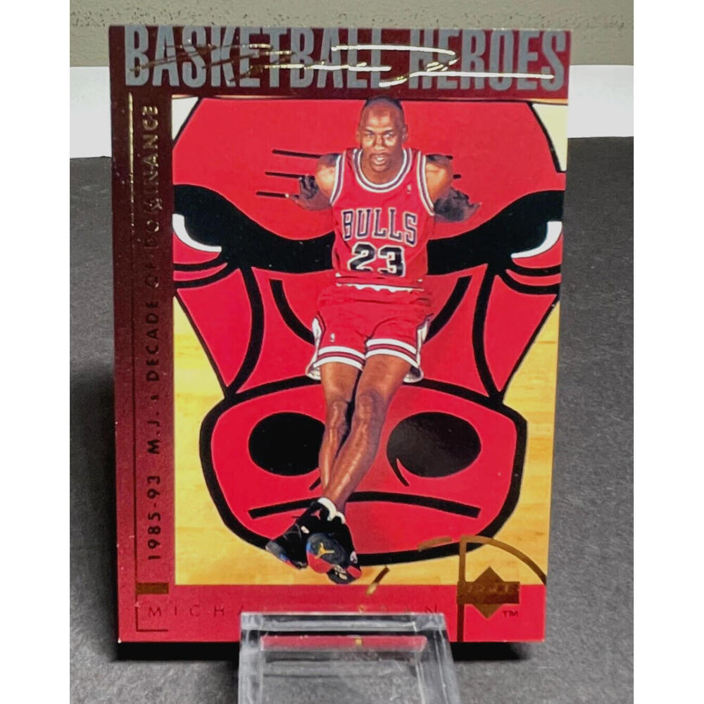 Michael Jordan 1994 Upper Deck DECADE OF DOMINANCE with GOLD SIGNATURE